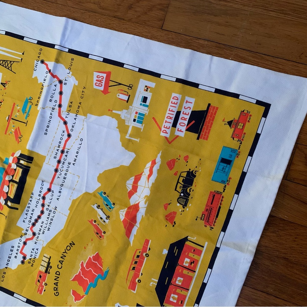 Route 66 Region Decorative Kitchen Towel - Picture 4 of 6